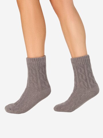 Nur Die Sokken ' Flausch Socken ' in Grijs