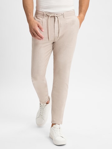 Finshley & Harding Regular Pants ' Riley ' in Beige: front