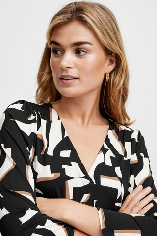 Fransa Blouse 'Frseen Tu1' in Zwart