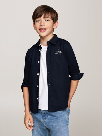 TOMMY HILFIGER Regular Fit Hemd in Blau: Vorderseite