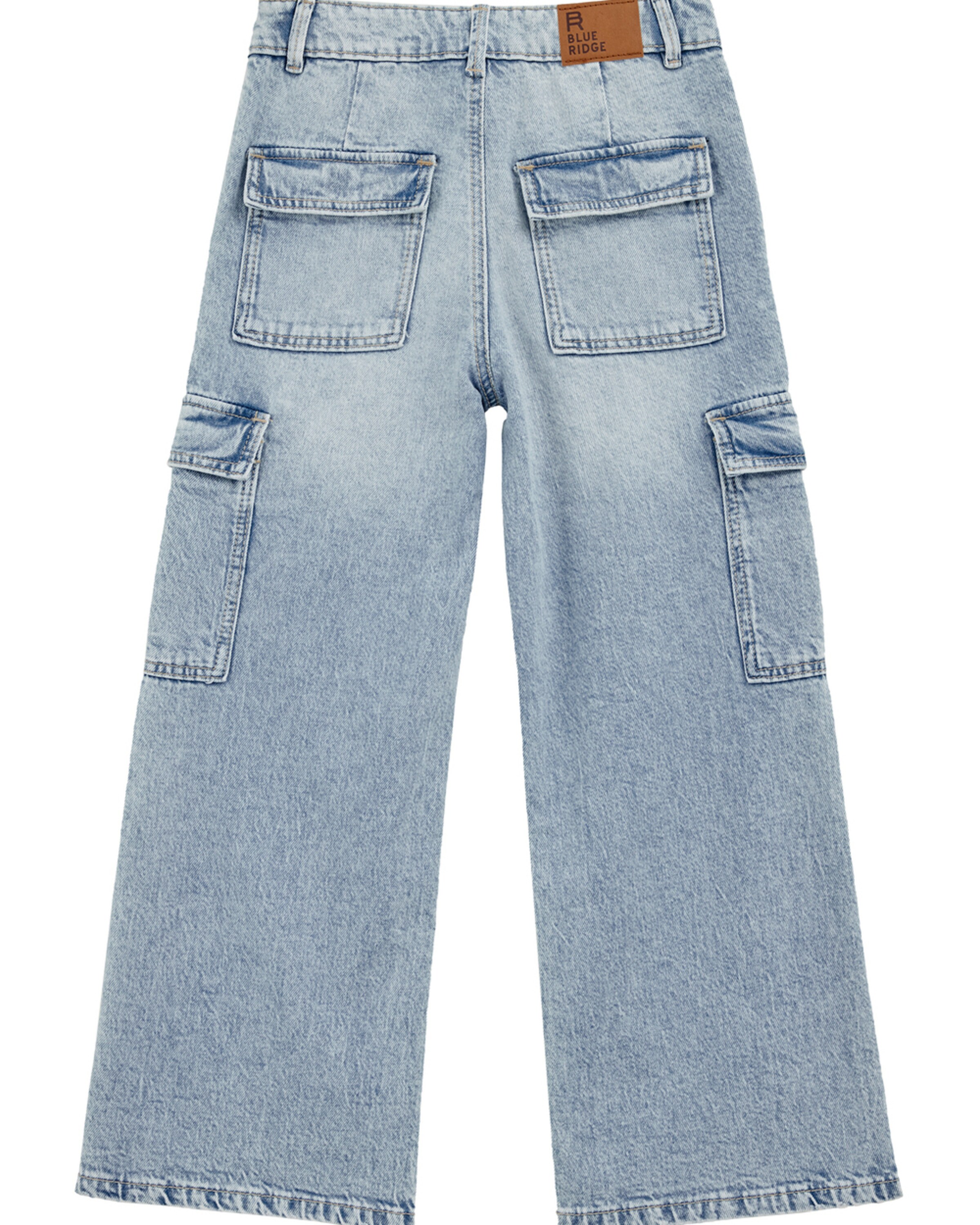 WE Fashion Ohlapna forma Kavbojke | modra barva