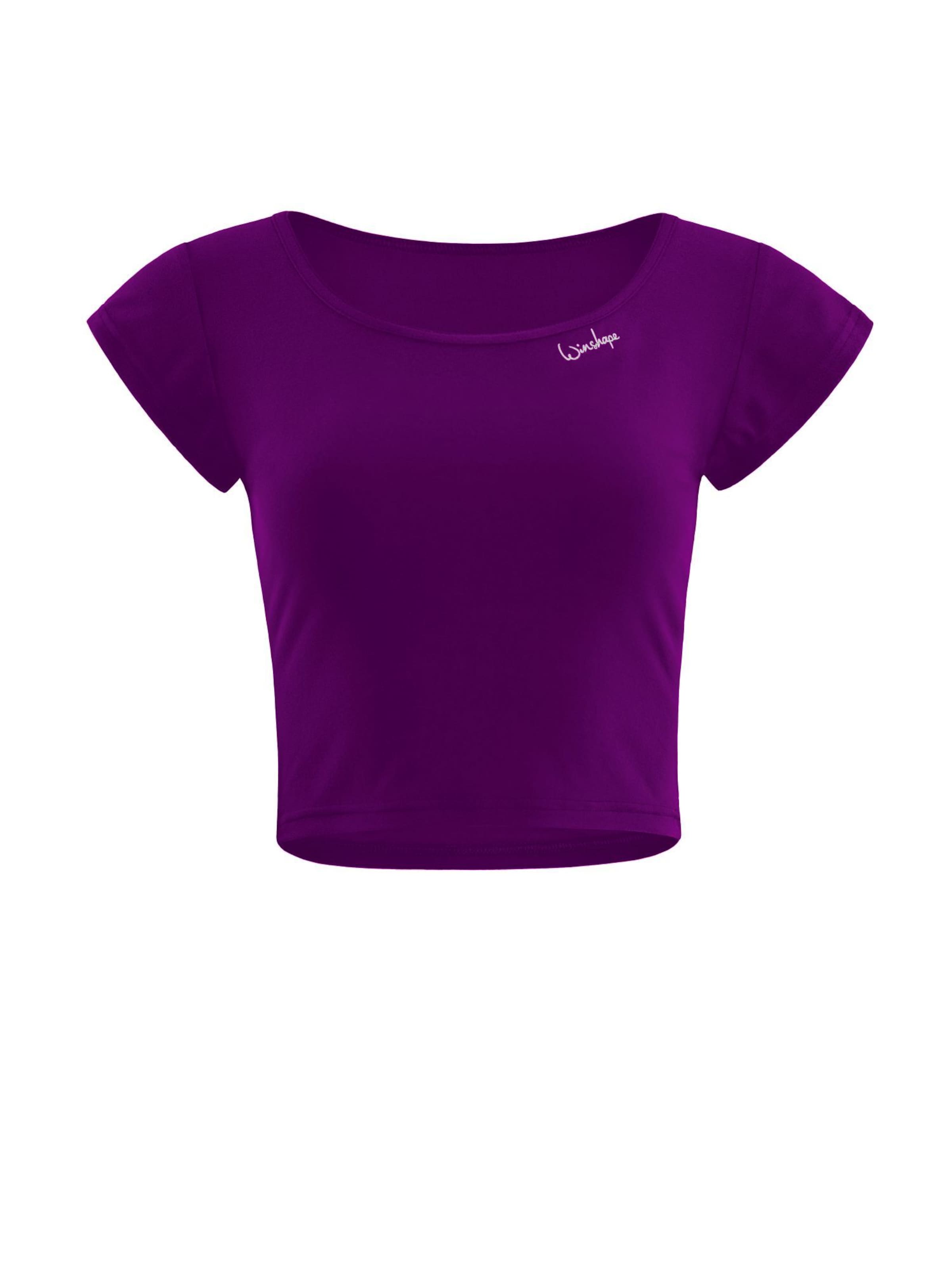 Winshape Λειτουργικό μπλουζάκι ' AET137LS ' σε λιλά: μπροστά