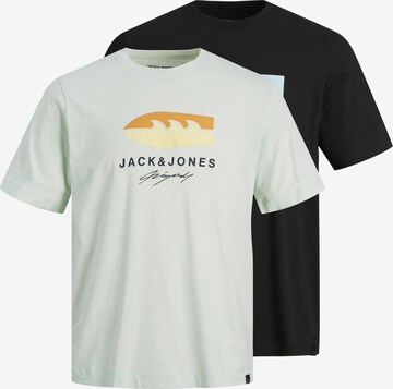 JACK & JONES قميص 'TULUM' بلون أخضر: الأمام