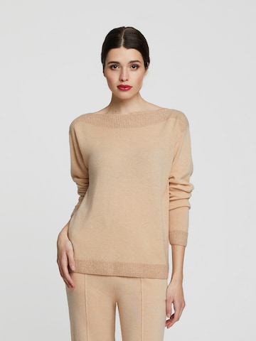 Pull-over 'HIDDEN DIAMOND' Marc & André en beige : devant