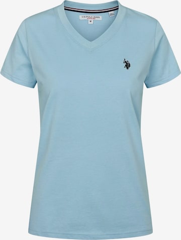 U.S. POLO ASSN. Top in Blauw: voorkant