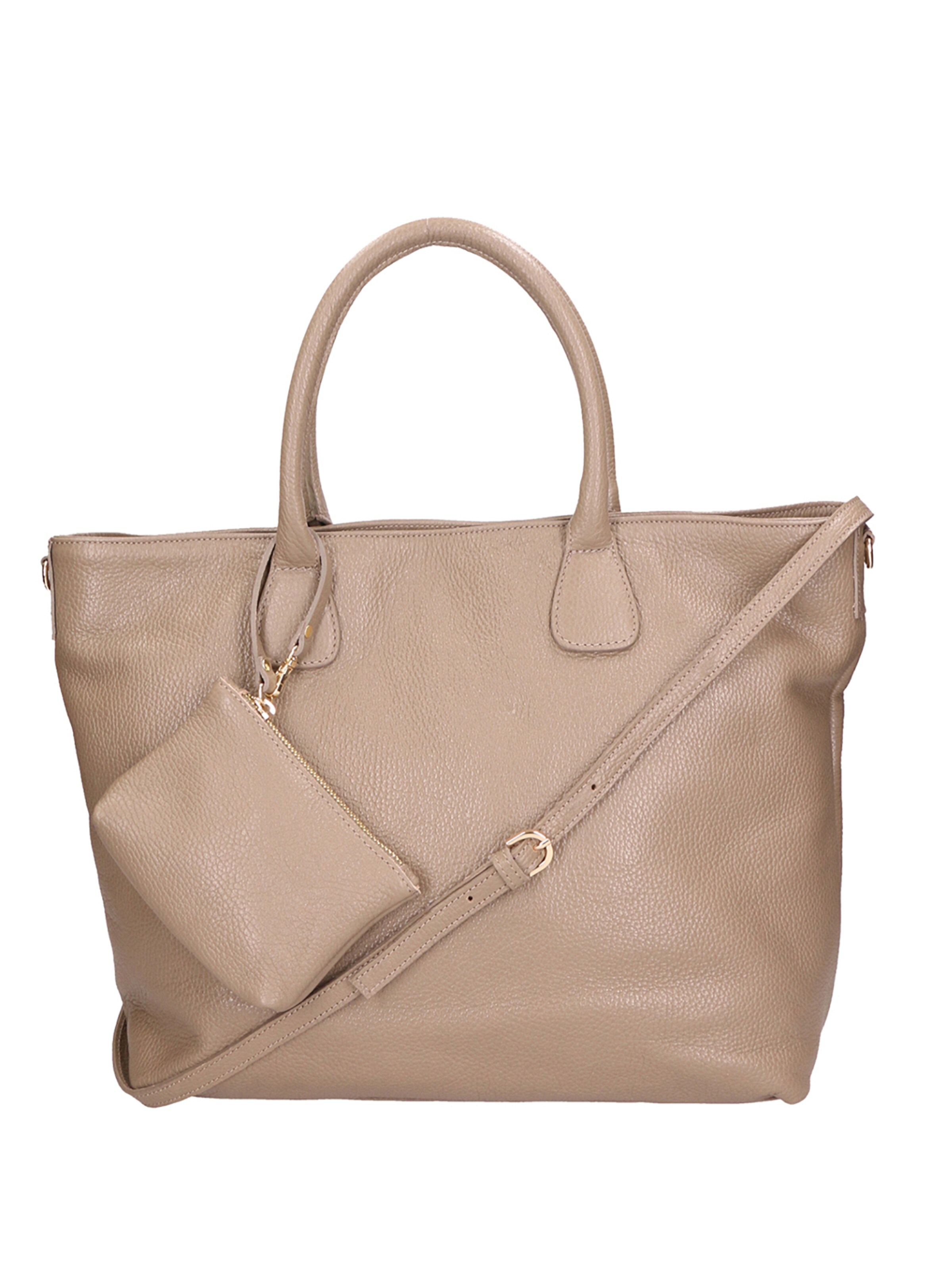 Shopper di Gave Lux in beige: frontale