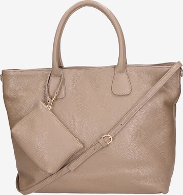 Sac bandoulière Gave Lux en beige : devant