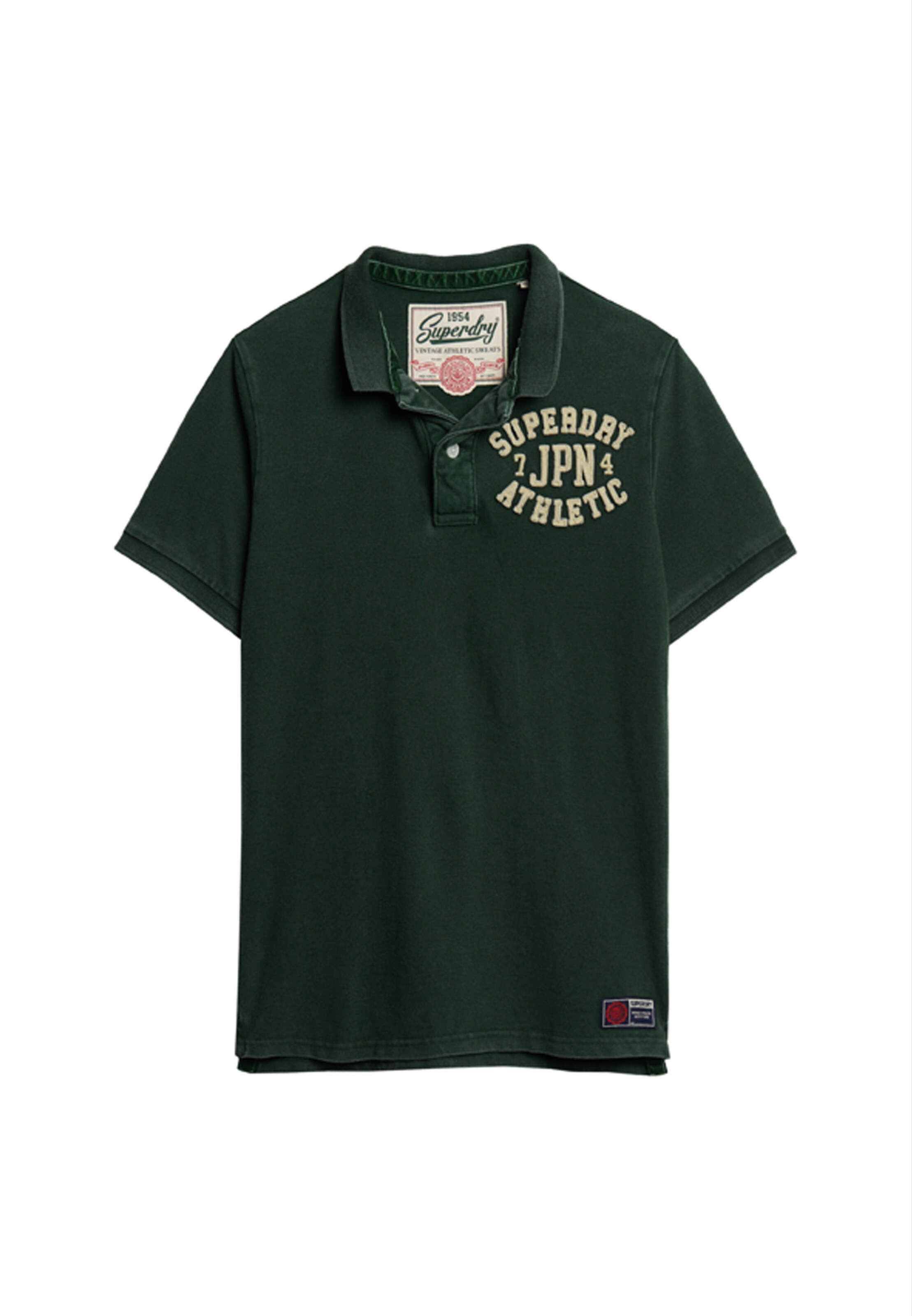 T-Shirt Superdry en vert : devant