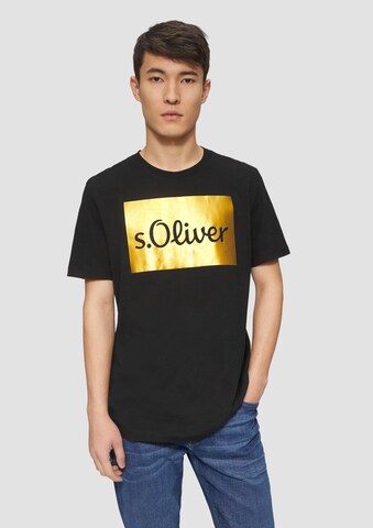 s.Oliver Shirt in Zwart: voorkant