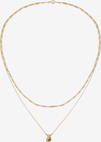 ELLI Layer-Halskette in Gold: Vorderseite