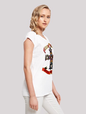T-shirt 'Guns 'n' Roses' F4NT4STIC en blanc
