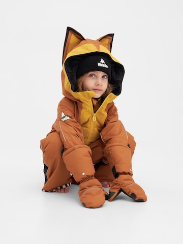 WeeDo Overall 'FOXDO' in Bruin: voorkant