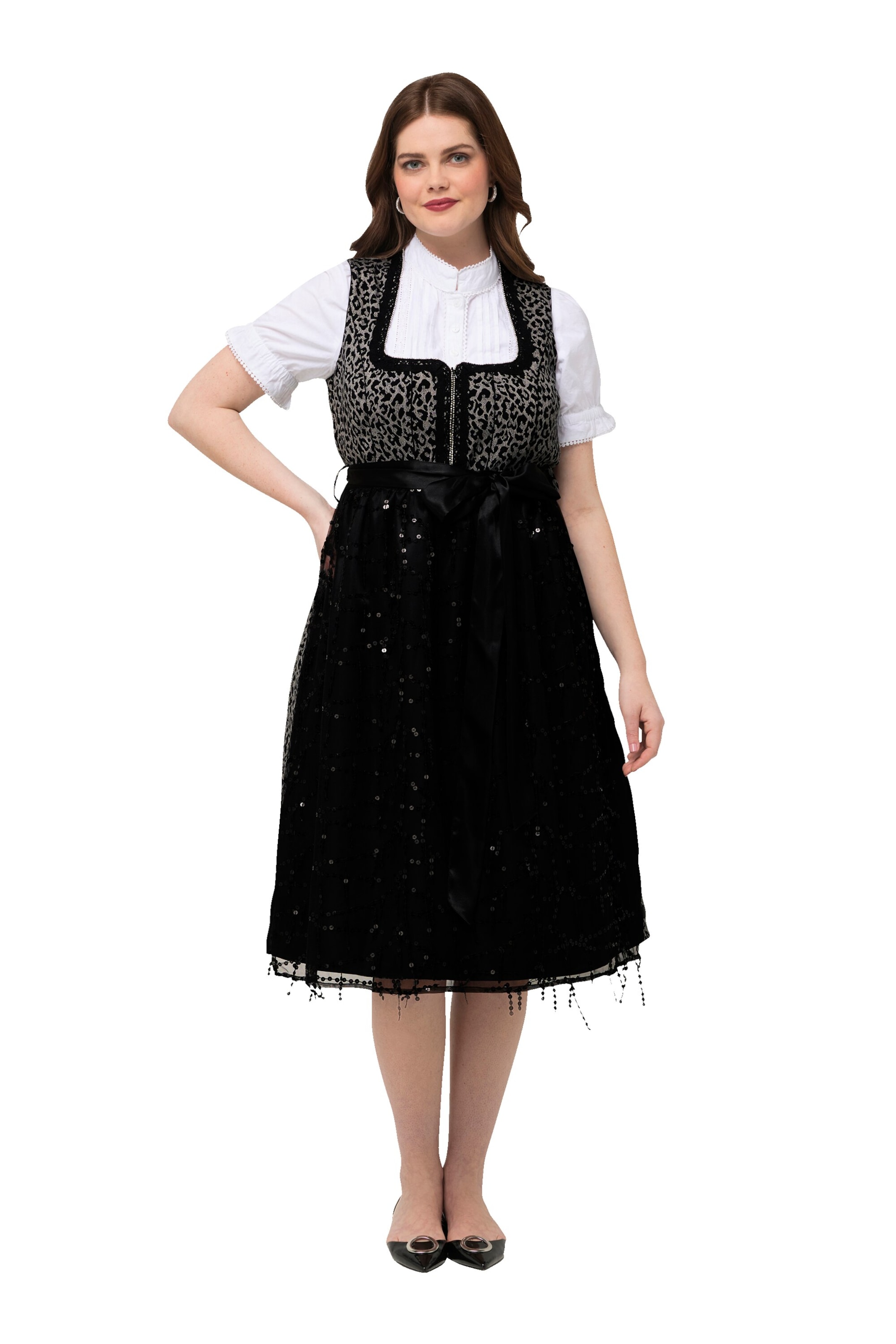 Ulla Popken Kleid in Schwarz