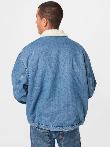 LEVI'S ® Prechodná bunda 'Rancher Sherpa Trucker' - Modrá