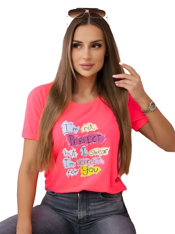 Lumera Shirt in Roze: voorkant