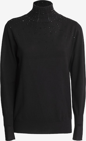 Influencer Sweater in Black: front