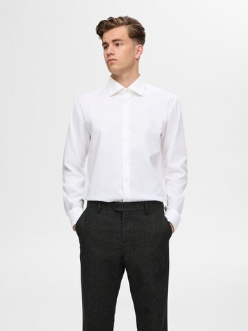 SELECTED Regular fit Overhemd in Wit: voorkant
