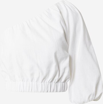Abercrombie & Fitch Bluse i hvid: forside