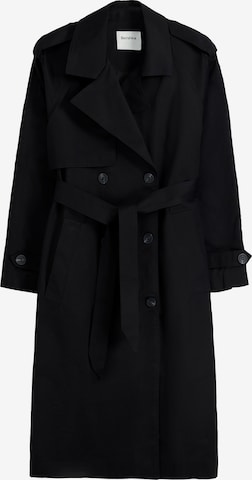 Bershka Átmeneti kabátok - fekete: elől