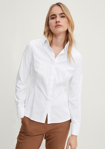 COMMA - Blusa en blanco: frente