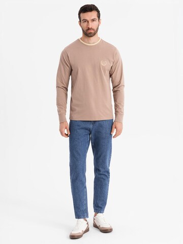 Ombre Shirt in Beige