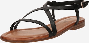 s.Oliver Sandale in Schwarz: Vorderseite