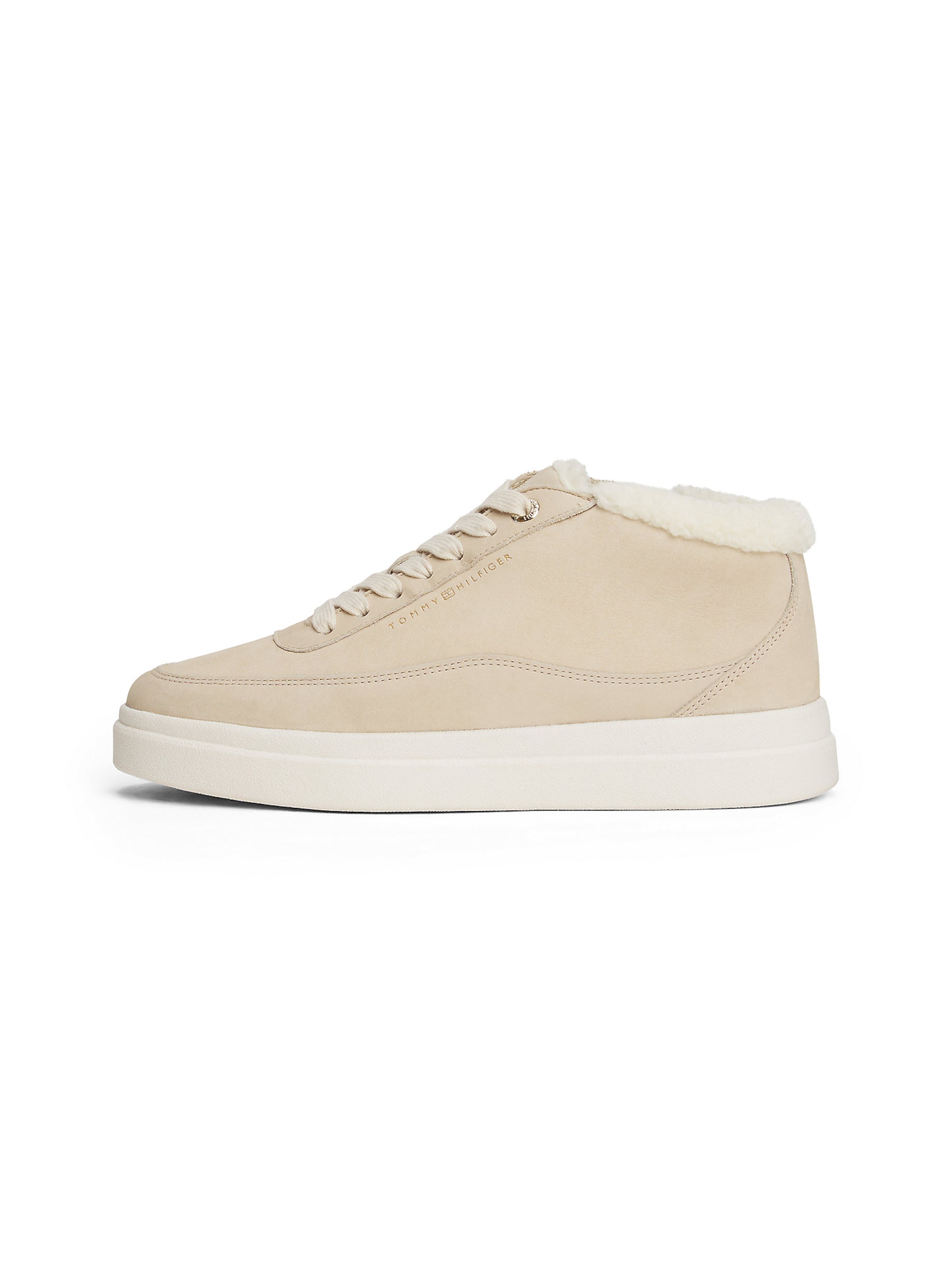 Baskets basses TOMMY HILFIGER en beige : devant