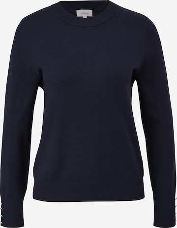 Pull-over s.Oliver en bleu : devant