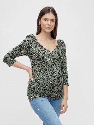 MAMALICIOUS Shirt 'DEMI' in Green: front