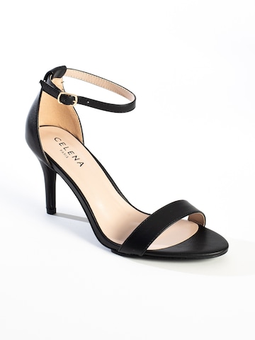 Celena Strap sandal 'Celia' in Black