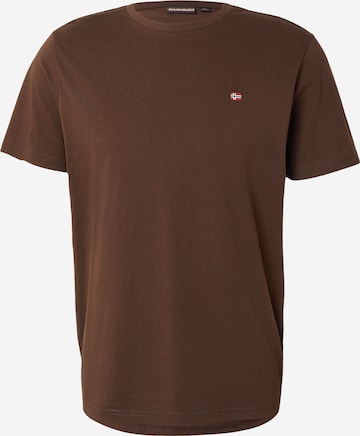 NAPAPIJRI - Camiseta 'SALIS' en marrón: frente