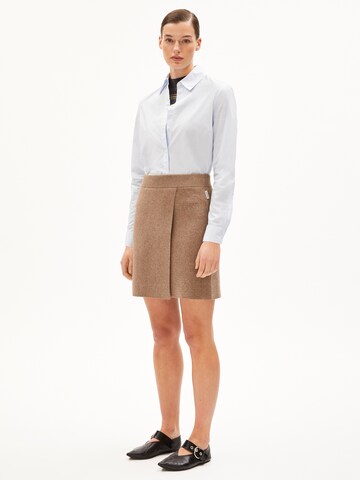 ARMEDANGELS Skirt 'Darlaa' in Brown