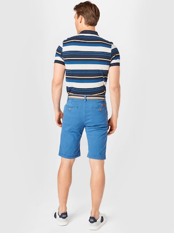 INDICODE JEANS Regular Chino-Shorts 'Royce' in Blau