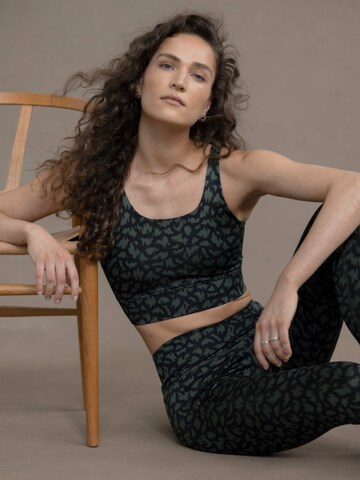 Hey Honey Bustier Sport bh 'Bustier' in Groen: voorkant