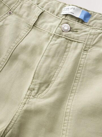 Next Wide leg Jeans in Groen