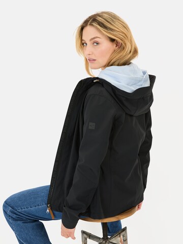 CAMEL ACTIVE Softshell Jacke aus recyceltem Polyester in Schwarz