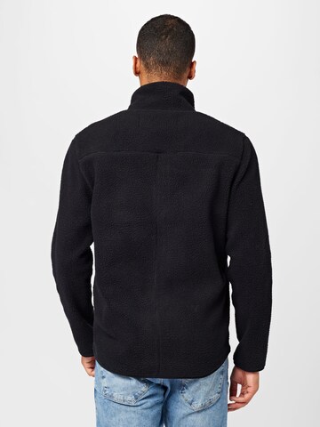 Matinique Fleece jas 'Isaac' in Zwart