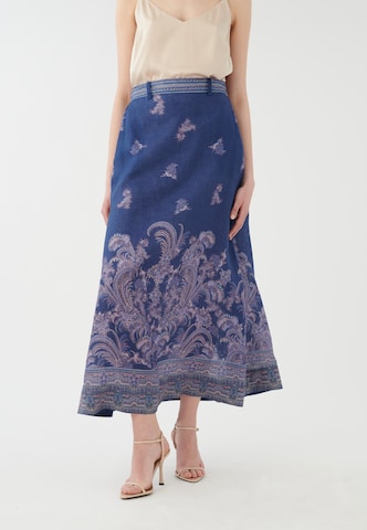 Dea Kudibal Rok in Blauw: voorkant