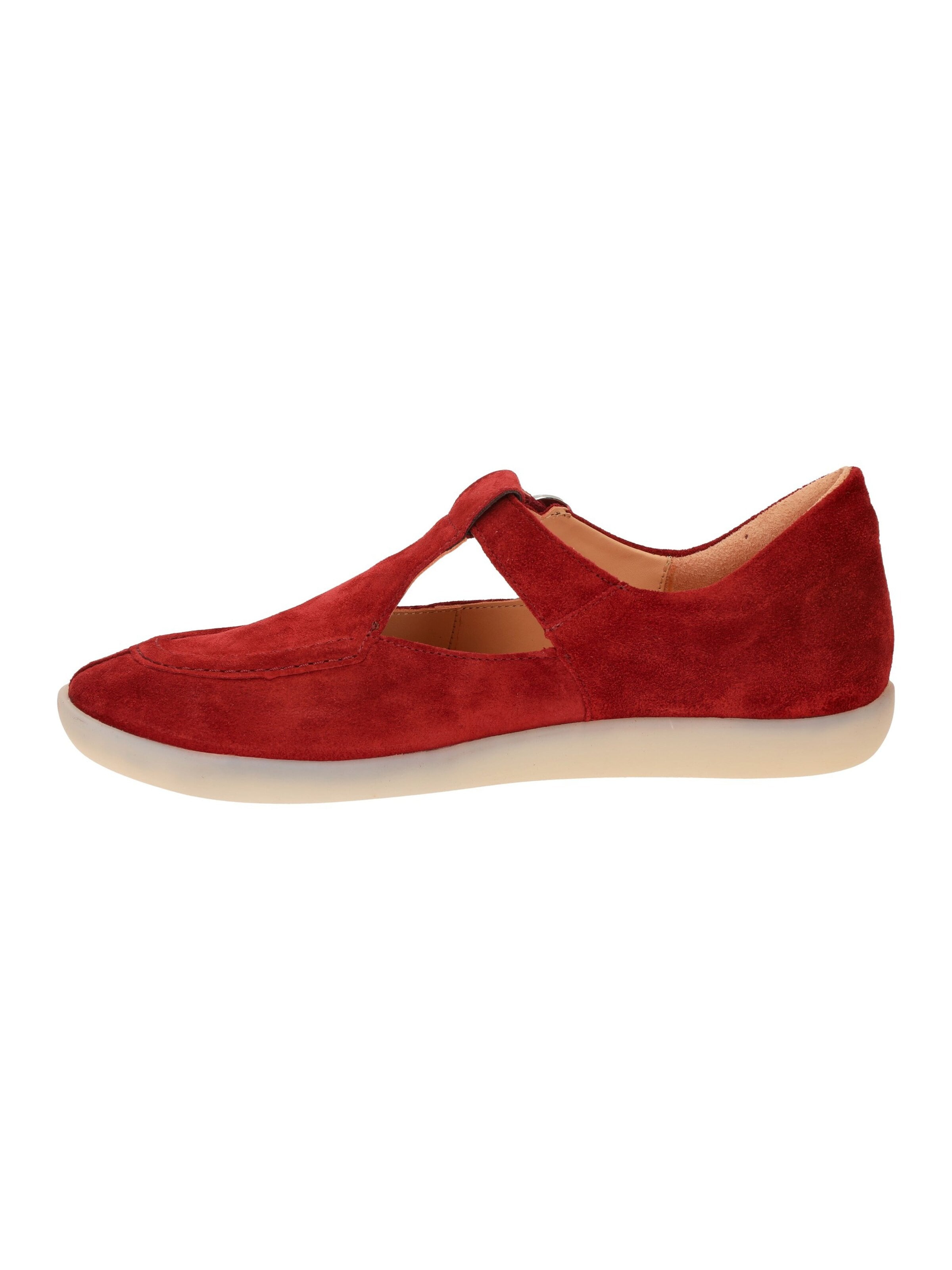THINK! Slippers 'Think Nature Schuhe Slipper rot Klett 1116' in Red