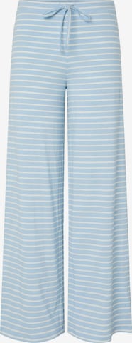 PIECES Wide leg Trousers 'PCMonique' in Blue: front