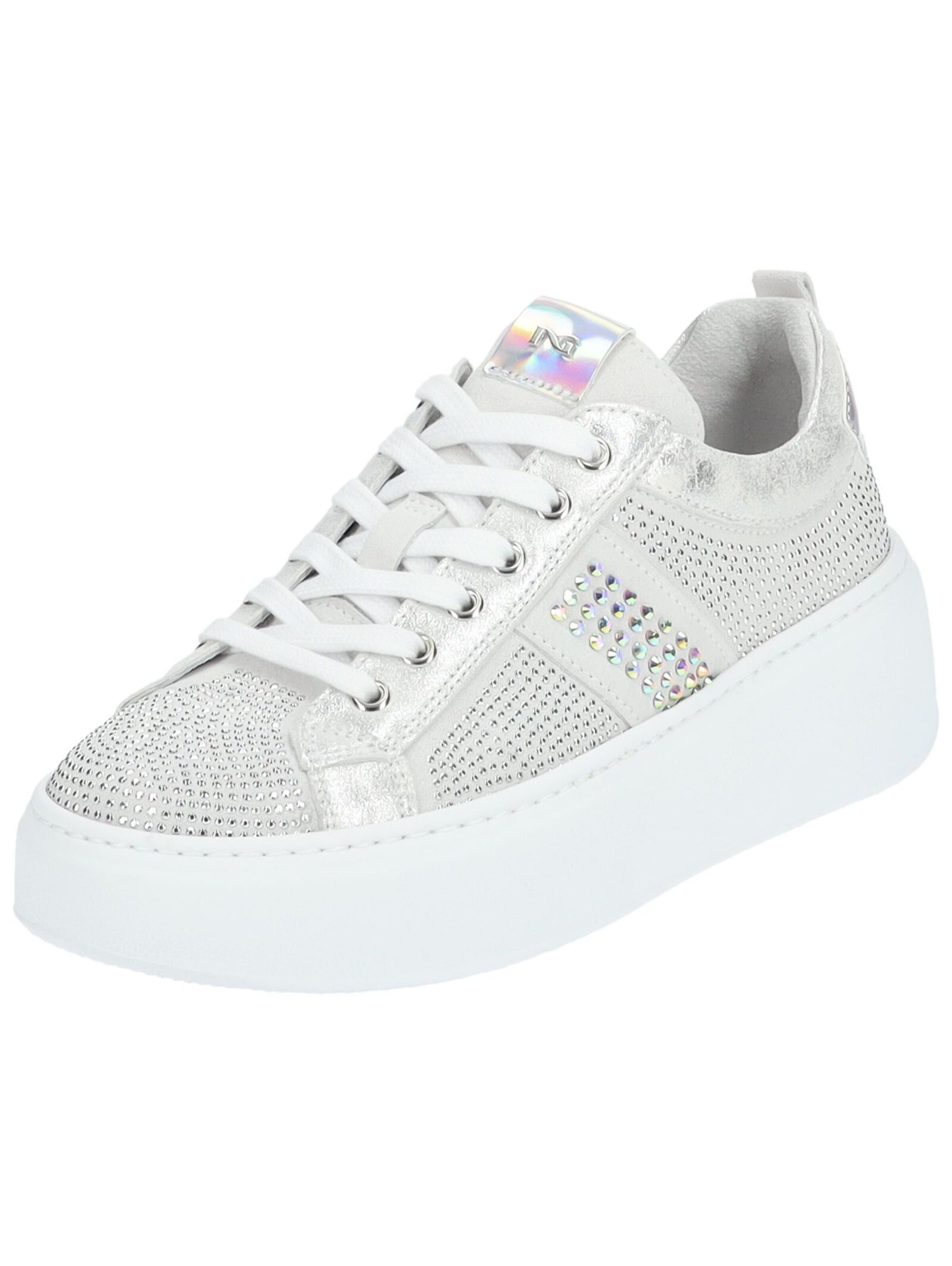 Nero Giardini Sneakers laag in Wit: voorkant