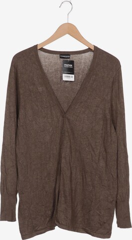 SAMOON Sweater & Cardigan in XXXL in Brown: front