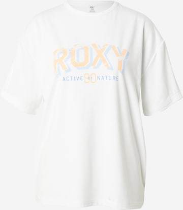 ROXY Performance Shirt 'BEACH BOUND' in White: front