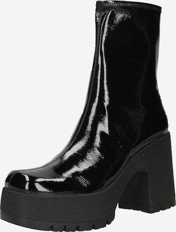 Jeffrey Campbell Enkellaarsjes 'REFRESH' in Zwart: voorkant