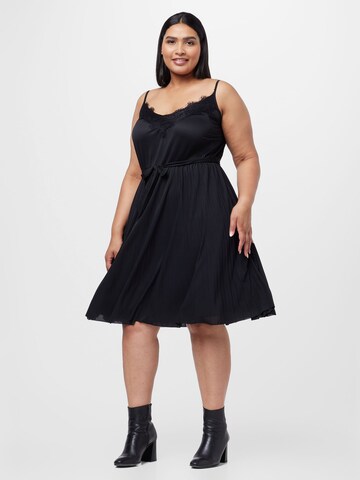 ABOUT YOU Curvy Kleid 'Caitlin' in Schwarz: predná strana