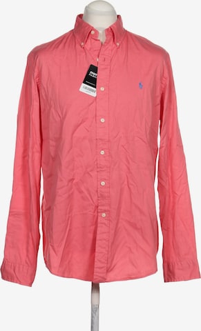 Polo Ralph Lauren Button Up Shirt in L in Pink: front