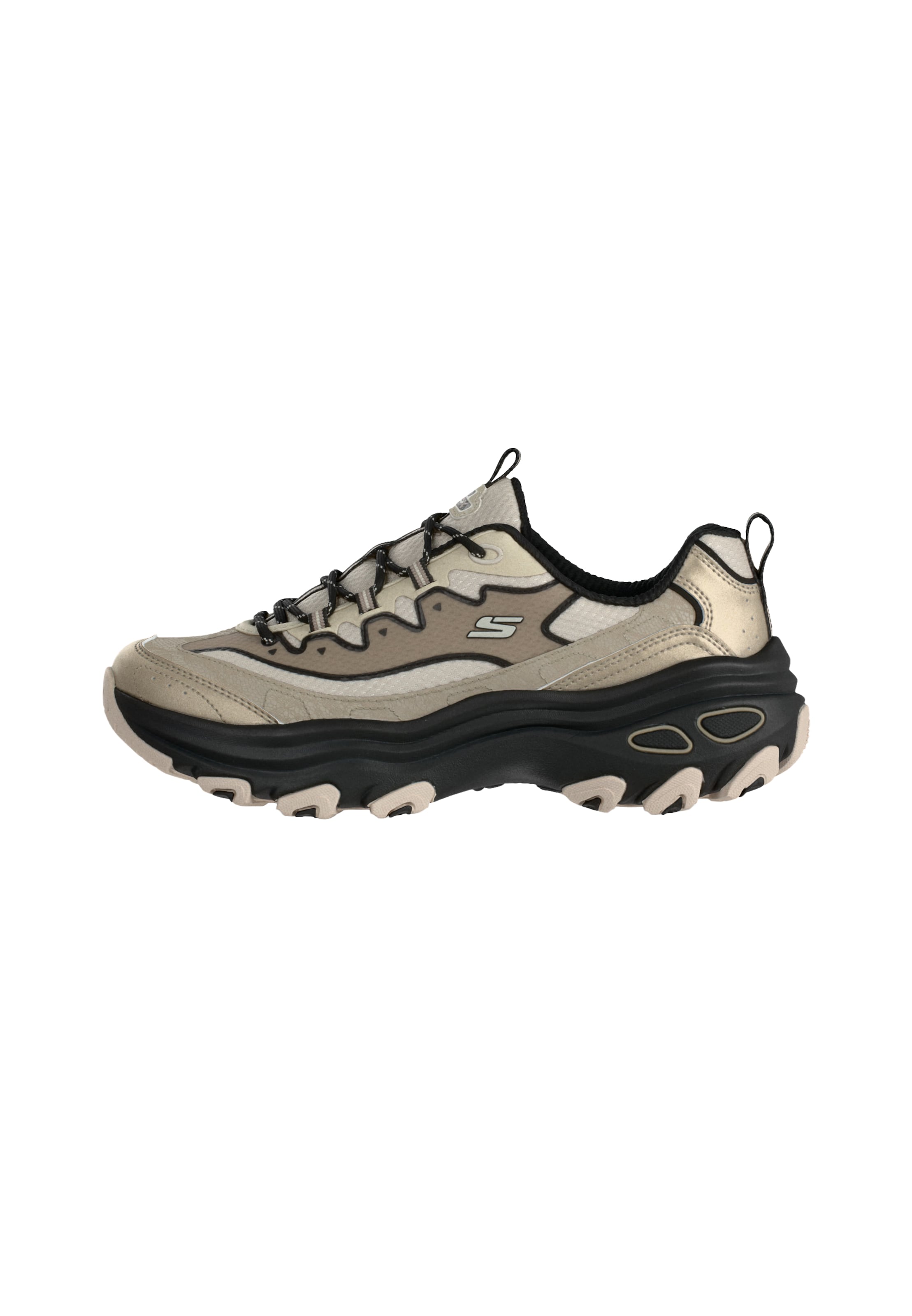 SKECHERS - Zapatillas deportivas bajas 'D LITE MAX' en gris: frente