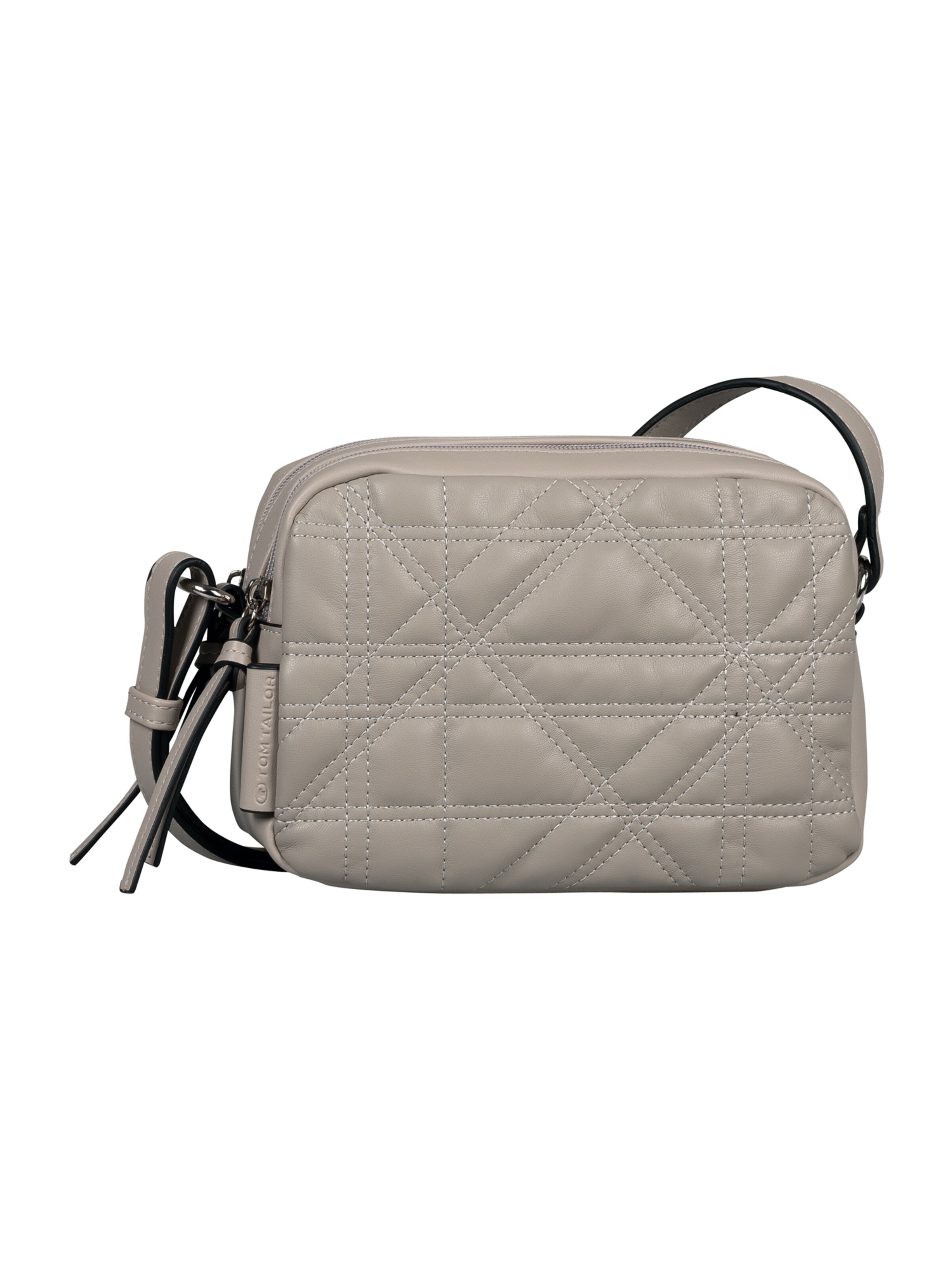 TOM TAILOR Schoudertas 'Juana' in Grijs: voorkant