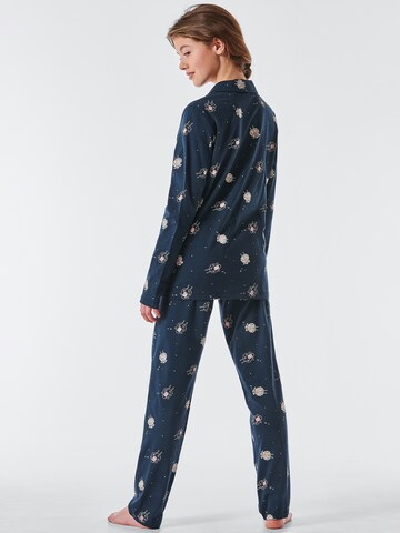 SCHIESSER Pajamas 'Pyjama Story' in Blue