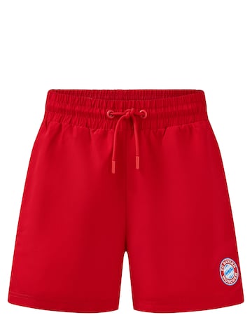 FC BAYERN MÜNCHEN Badehose Essentials in Rot: Vorderseite